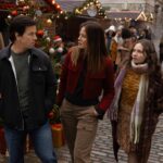 2025 holiday movies: Mark Wahlberg, Michelle Monaghan and Zoe Colletti in "The Family Plan 2," streaming November 21, 2025 on Apple TV.