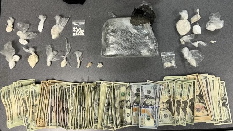 Police recovered over 1,000 grams each of methamphetamine and pink cocaine in the drug bust Monday.
