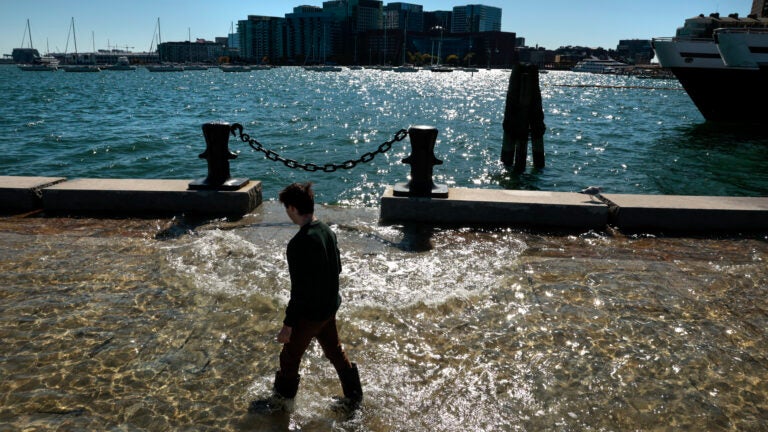 Perigean spring tides, or king tides, are expected to happen periodically in Boston throughout the fall.